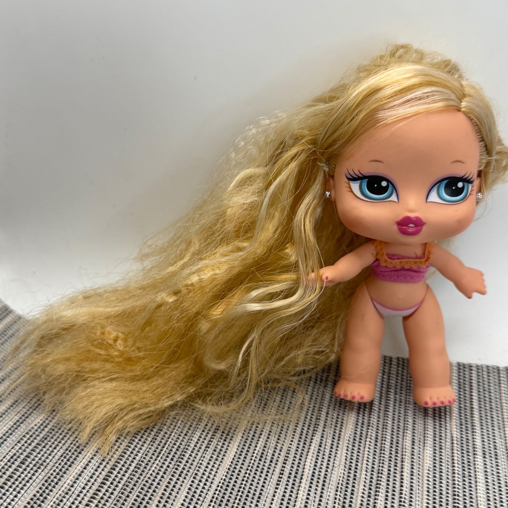 Bratz Babyz Hair Flair Cloe‎ Doll 2006 MGA Entertainment Vintage Blonde 5 inch